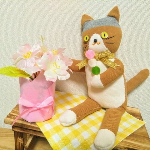 お花見猫ちゃん🐈🍡🌸