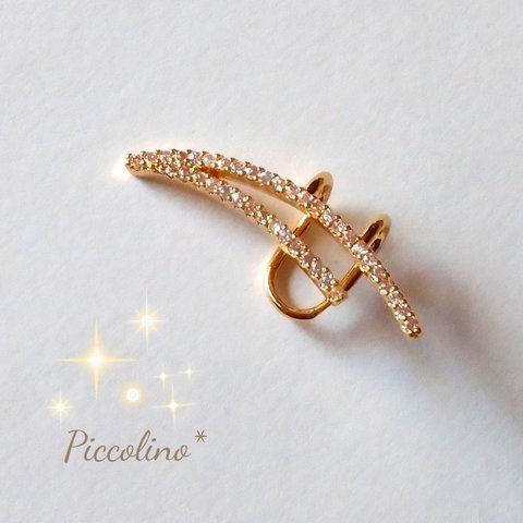 ☆ラインストーンのイヤーカフ☆ お出かけに☆select accessory