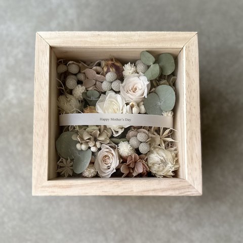 < 母の日特別価格 > Flower Box くすみピンク