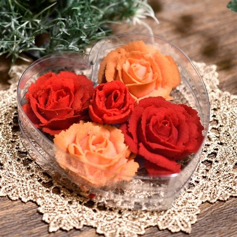 【母の日] あんフラワークッキー　薔薇　バラ　プレゼント　グルテンフリー　結婚　退職　お祝い　バレンタインデー