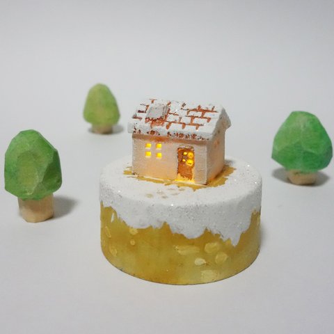 小さな家 ,雪化粧