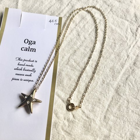 STAR gold necklace