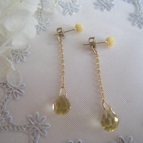 =Sale= 2way 黄色い小花のピアス