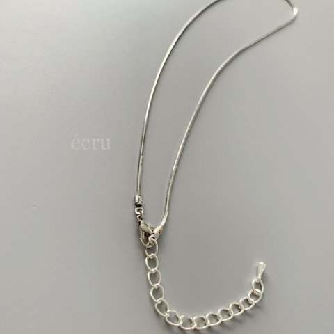 silver snake necklace