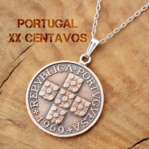 XXセンタボ ポルトガル コイン ネックレス