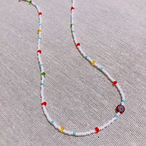 milky drop necklace