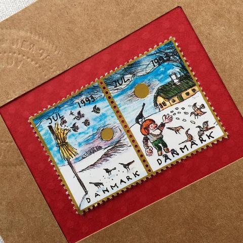 x‘mas sealのartmuseum　Denmark　stamp 