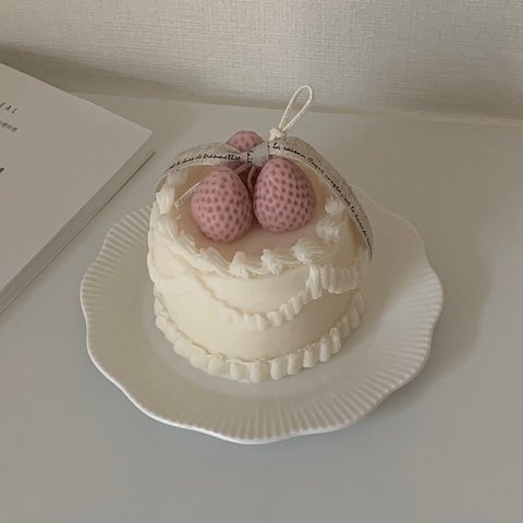 【 cake topping 】インテリア　キャンドル　ソイキャンドル  韓国　結婚式　ウェルカムスペース　クリスマス　プレゼント　ギフト　誕生日　お祝い　推し　担当　ケーキ　バレンタイン