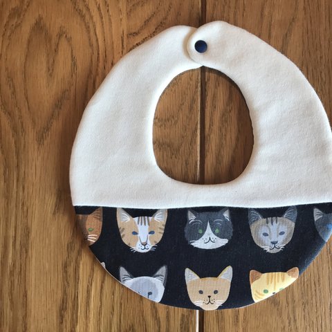 iroiro*॰ॱnekotan cotton bib