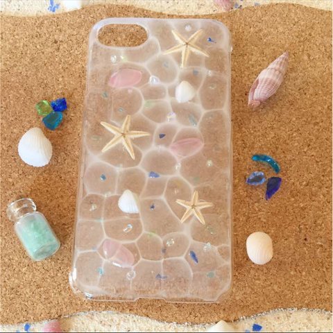 iphoneケース 海 ハンドメイド