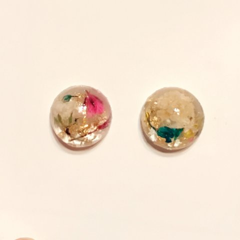 white pink blue＊ピアス