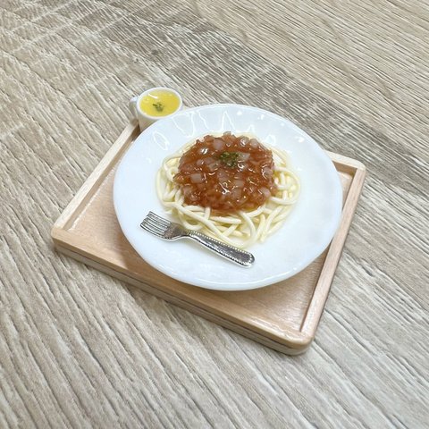 ミートソースパスタ*ミニチュアフード