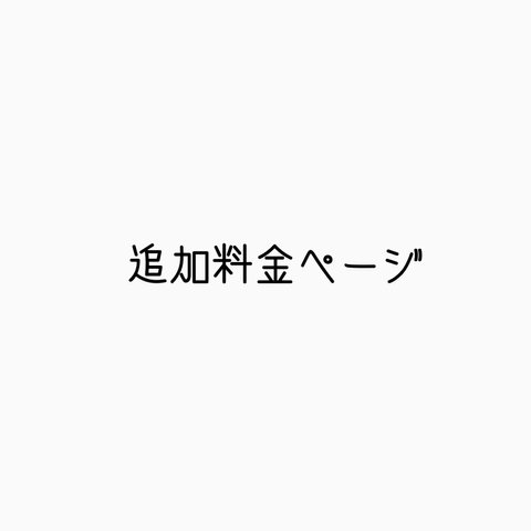 追加料金ページ