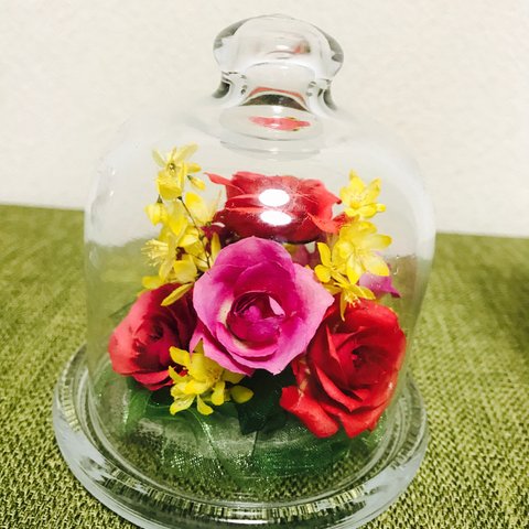 ボトルフラワー 薔薇