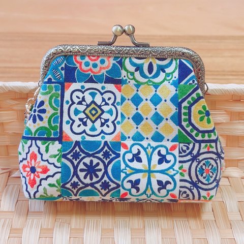 👛財布👛wallet 小銭入れ ポーチ🦉ふくろうチャーム付き🦉