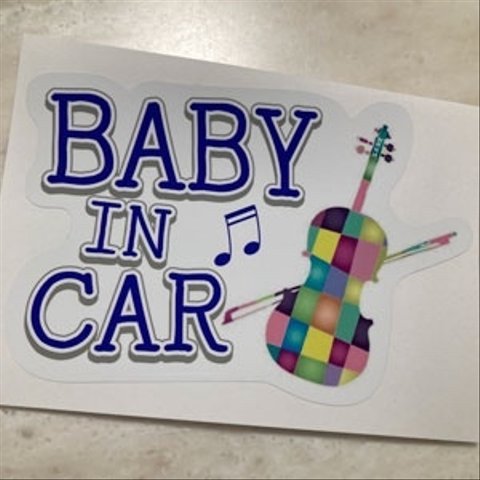 車用ステッカー(Baby In Car)