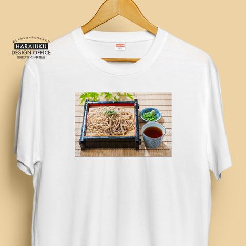 【半袖/長袖】オシャレおもしろTシャツ「ざる蕎麦」