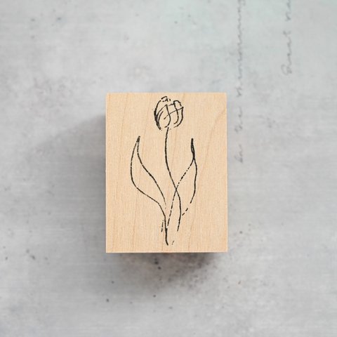 ラフスケッチ チューリップ - rough sketch tulip - [ラバースタンプ]