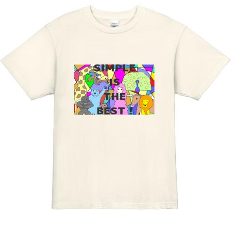 【残りS×4M×3L×2】[XYZOO]ああ、アニマルポップTシャツ(アイボリー)