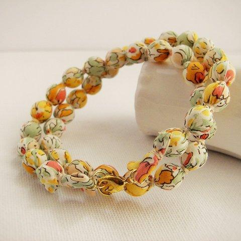 wrapping  bracelet ♦ pastel flower