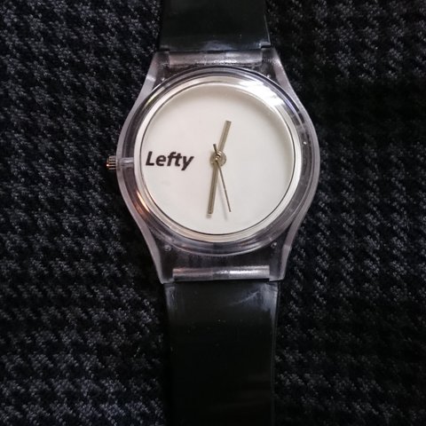 左利き専用腕時計 【レフティ】