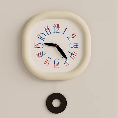 新型時計の掛け時計 超ミュート時計 