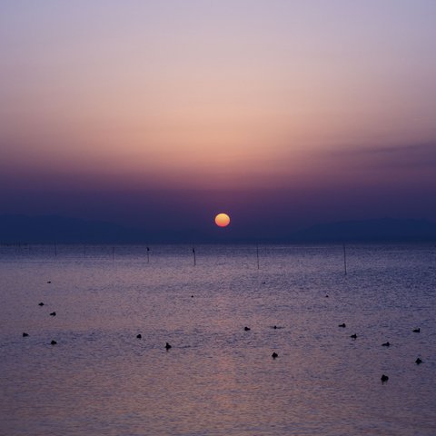 写真のある豊かな暮らし【深閑の夕暮れ空】