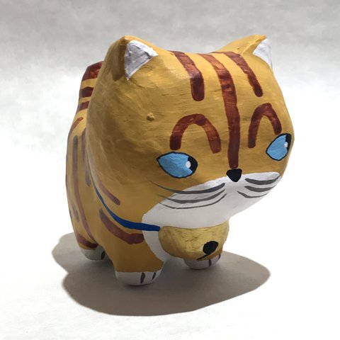 張子の子猫『猫のちゃっと』　☆　西新町ハリコ　PUN is a CAT　