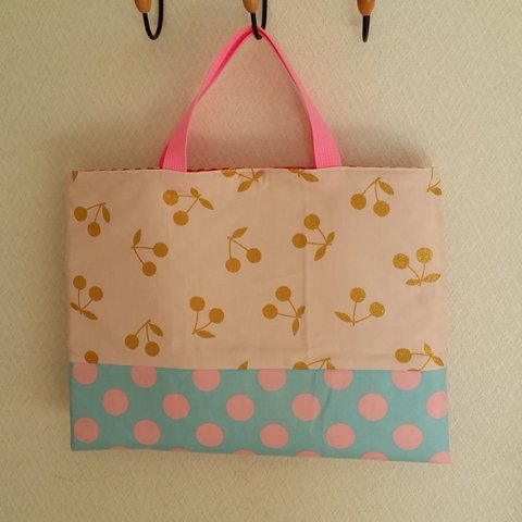 絵本バッグ⑮☆レッスンバッグ☆キッズ　ハンドメイド