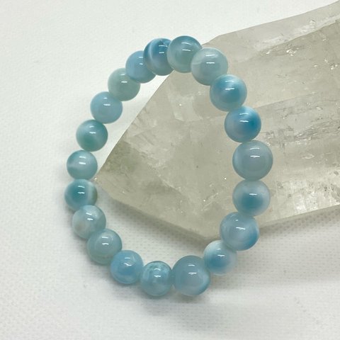 ラリマーのブレスレット　　（LARIMAR-8）