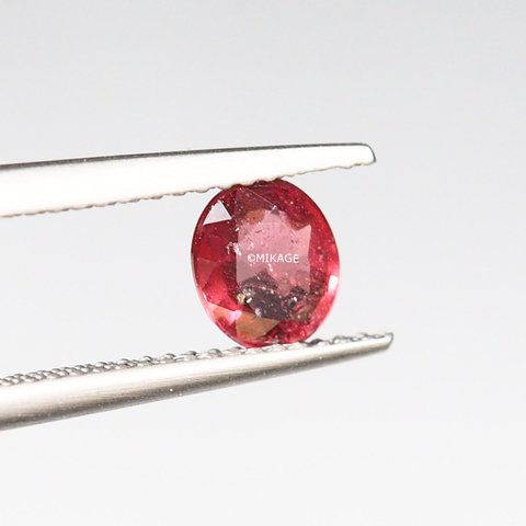 天然石ロードライトガーネットのルースストーン (Rhodolite Garnet Loose Stone)