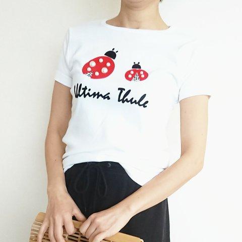 大人のためのお洒落なTシャツ（てんとう虫）