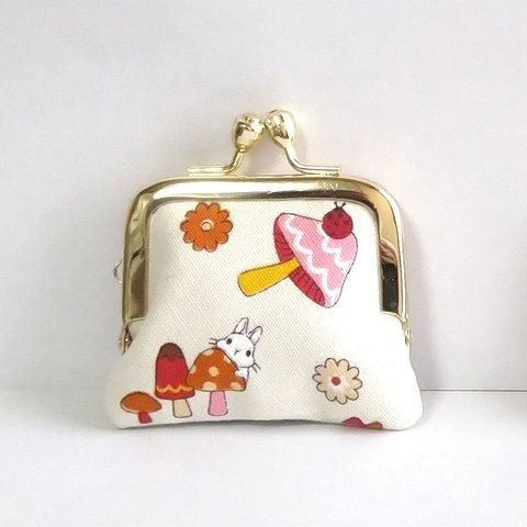 ■角型■小さいがま口：ちっちゃいがま口：角218：かわいいがまぐち：小さい財布：littlie purse