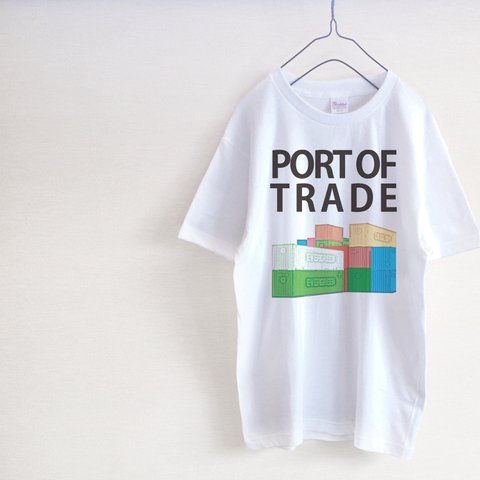 port of trade　コンテナ　Tシャツ