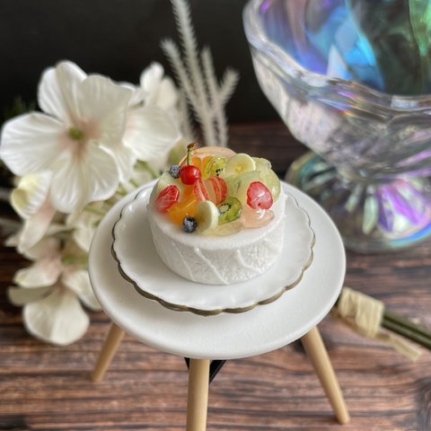 フルーツもりもりデコレーションケーキ🍈🎂　No.292