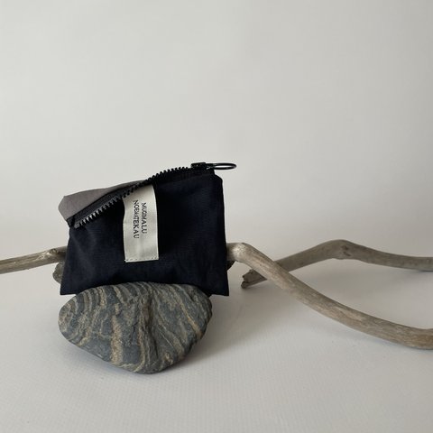 ..LogWood.. poitto10 天然色素染NYLON POUCH