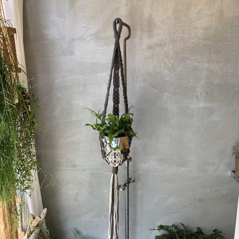 HANGING PLANTER マクラメ編みハンギングプランター