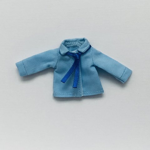 【オビツ11】ネクタイ付きシャツ(青)