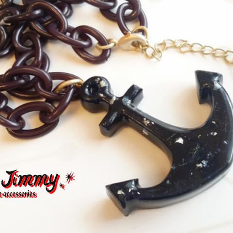 【再販5】⚓traditional navy anchor ネックレス⚓