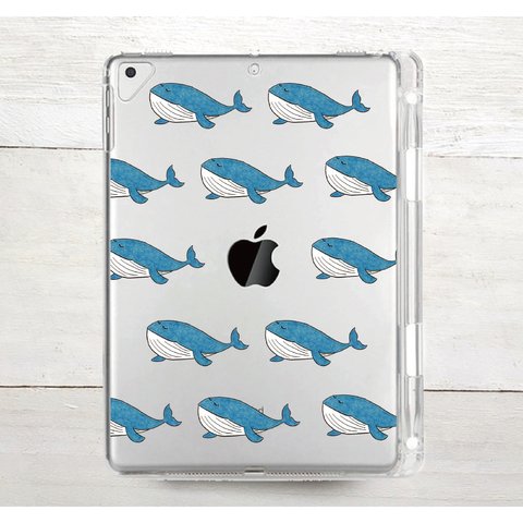 クジラ　iPadケース　TPU