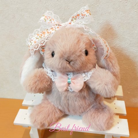 リボン うさぎ🐰ちゃん ぬいぐるみ💕