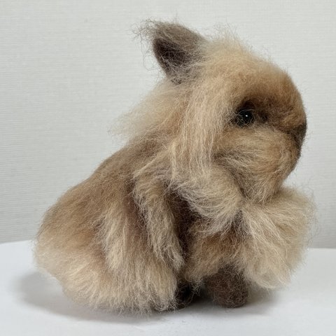 うさぎ🐰羊毛フェルト　Sサイズ  ライオンヘッド