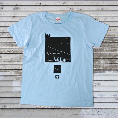 南極ペンギンTシャツ　レディース