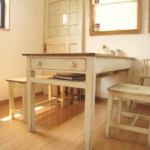 オーダーメイド /   side drawer dining TABLE   # size order #