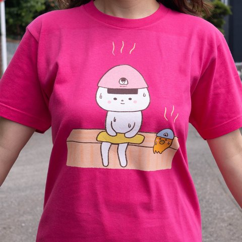 【キッズサイズもあります】おにぎりTシャツ　サウナ ver.