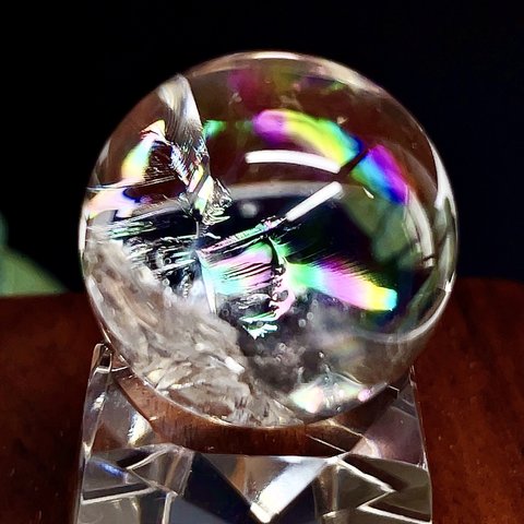 ヒマラヤ水晶　水晶　丸玉　スフィア　パワーストーン　天然石　【超美品】 23