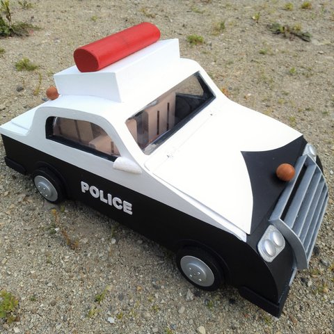 POLICE CAR型の小物入れボックス～GTP7000