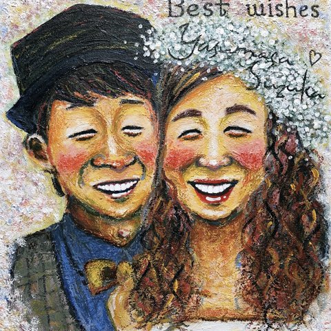 似顔絵❤️happy wedding❤️