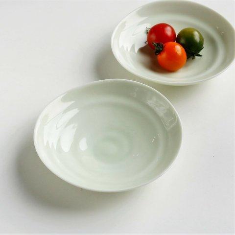 12㎝丸皿（薄いグリーン）　0503-0015