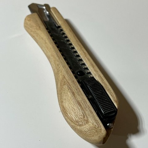 【国産桐】木製グリップカッターナイフ